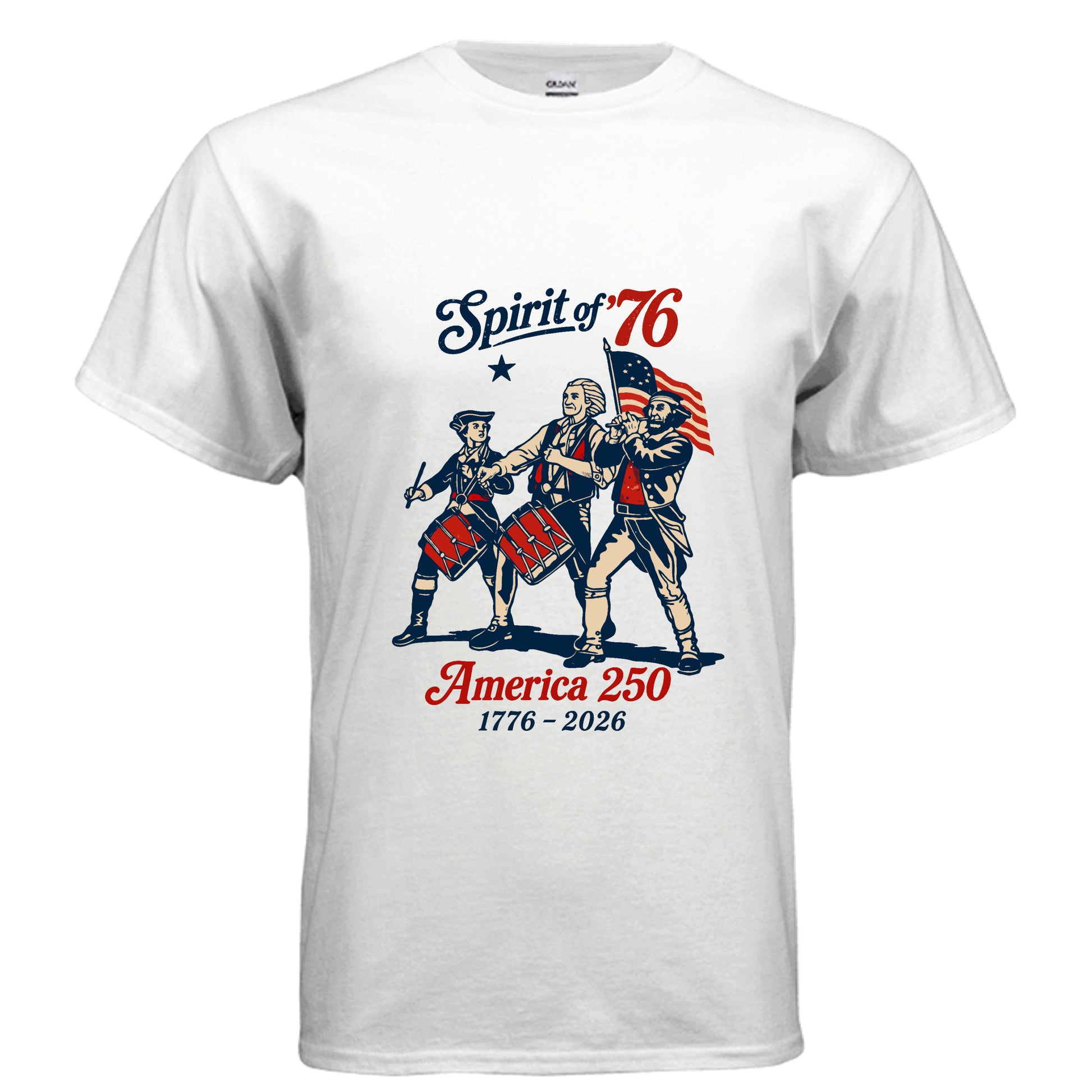 spirit of 76 america 250 white front | land of the free 25-