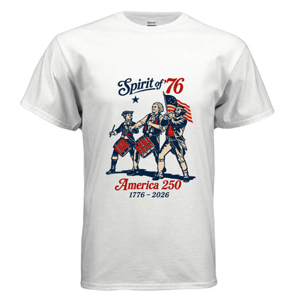 spirit of 76 america 250 white front | land of the free 25-