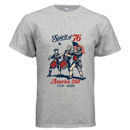 spirit of 76 america 250 grey front | land of the free 25-