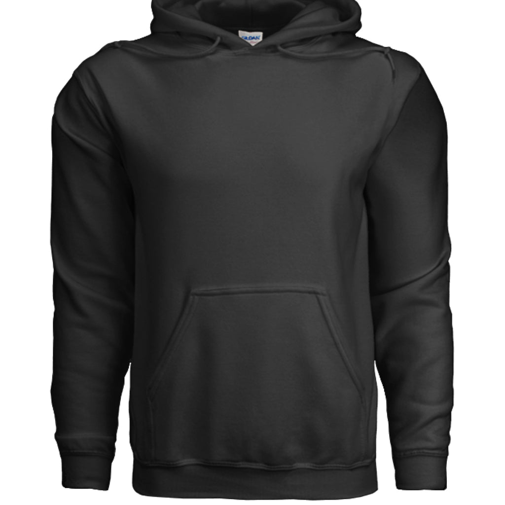 sasquatch pullover hoodie black front  | land of the free 250