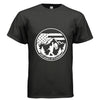 mens sasquatch tee black front | land of the free 250