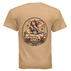 america pinup 250 old gold back | land of the free 250