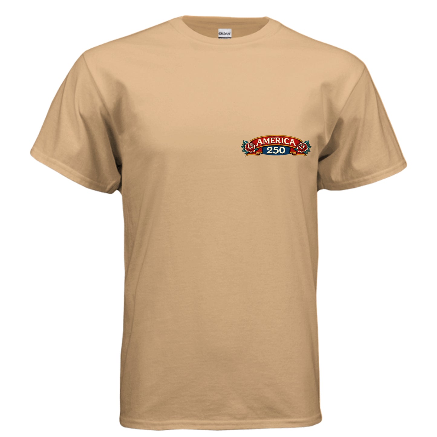 america pinup 250 bfront old gold | land of the free 250