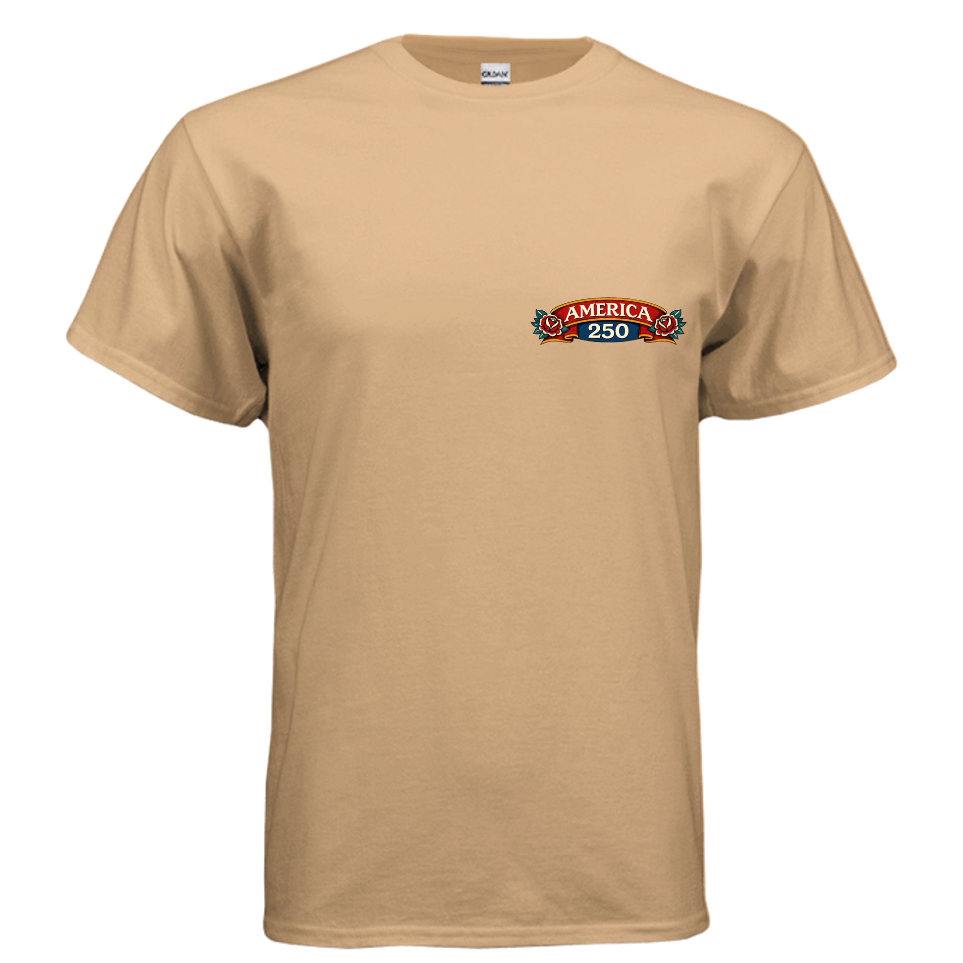 america pinup 250 bfront old gold | land of the free 250