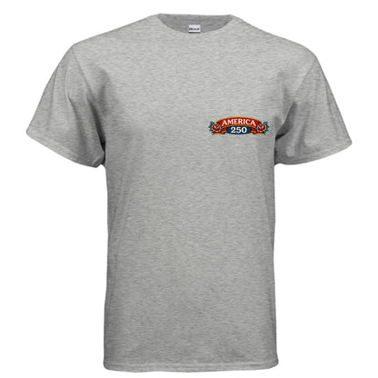 america pinup 250 front sport grey | land of the free 250