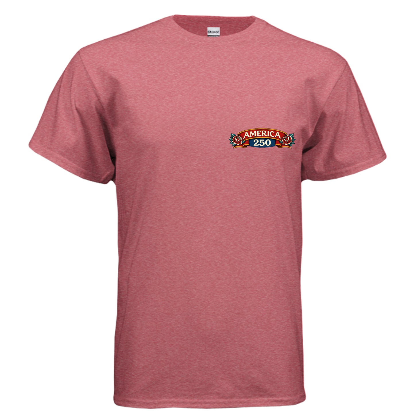 america pinup 250 front heather red | land of the free 250