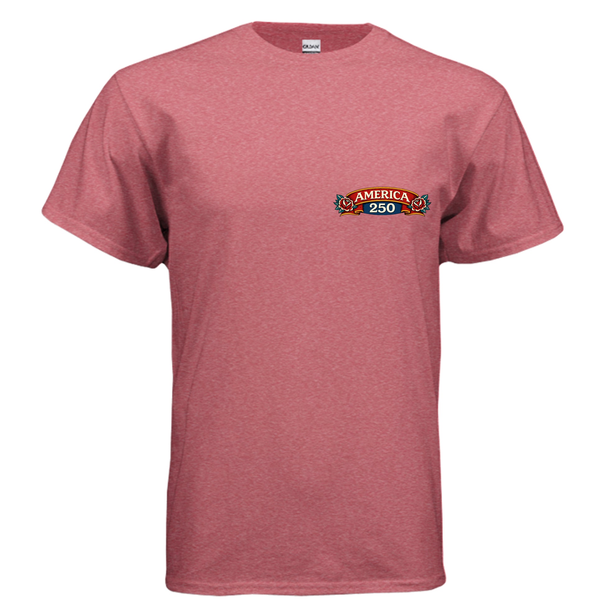 america pinup 250 front heather red | land of the free 250