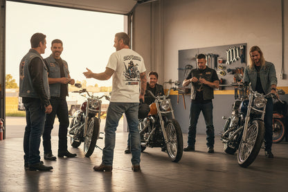 Easy Rider Freedom 250 Tee Biker Lifestyle Land of the Free 250 